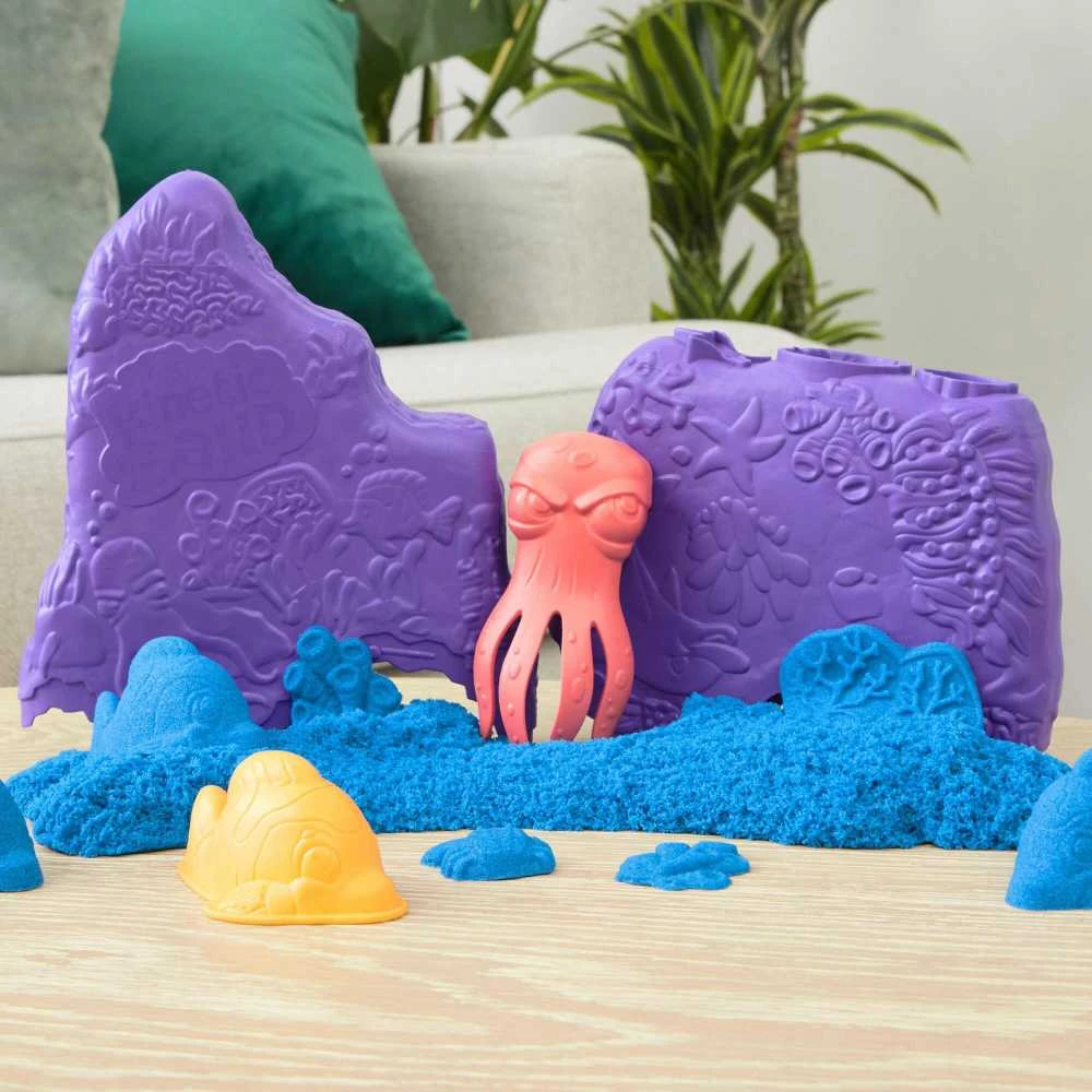 Spin Master Kinetic Sand Kinetinis smėlis – koralinio rifo slėptuvė (6069783)