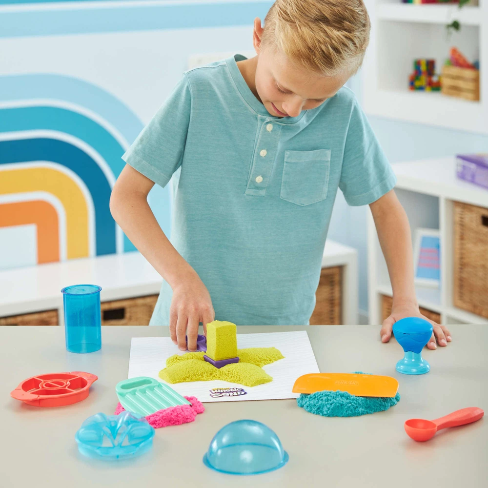 Spin Master Kinetic Sand Kinetinis smėlis – tobulas smėliavimo rinkinys (6067345)