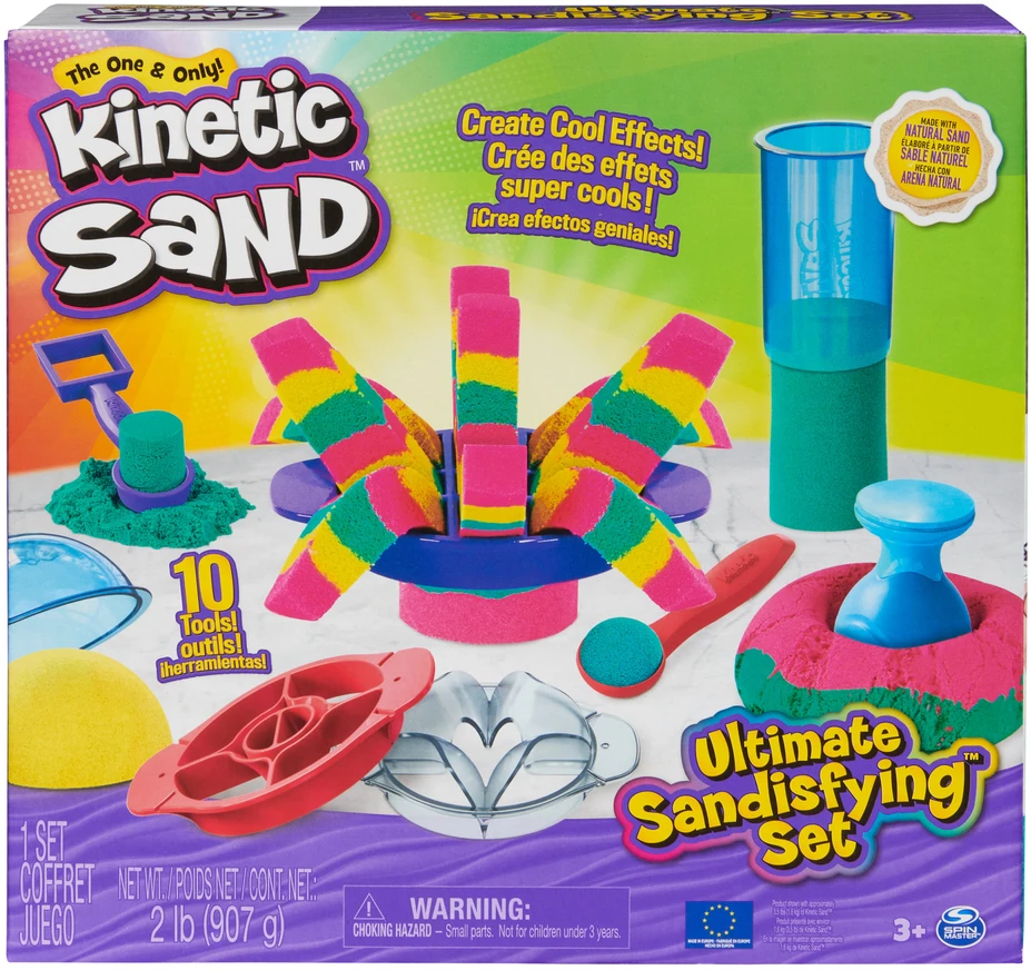 Spin Master Kinetic Sand Kinetinis smėlis – tobulas smėliavimo rinkinys (6067345)