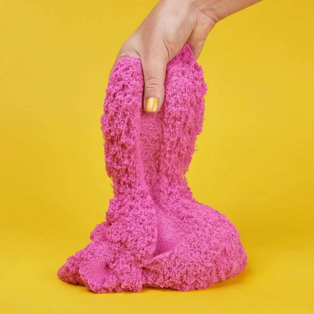 Spin Master Kinetic Sand Kinetinis smėlis – blizgantis smėlis – rožinis (6060800)