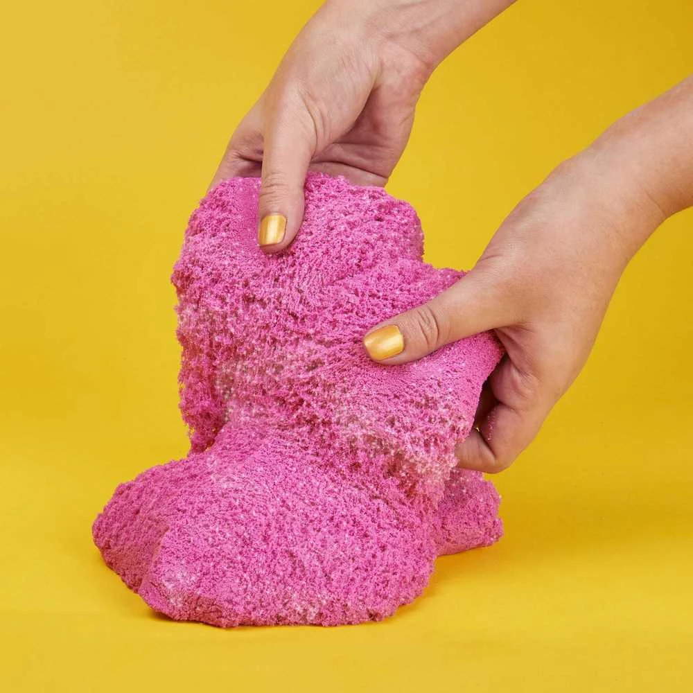 Spin Master Kinetic Sand Kinetinis smėlis – blizgantis smėlis – rožinis (6060800)