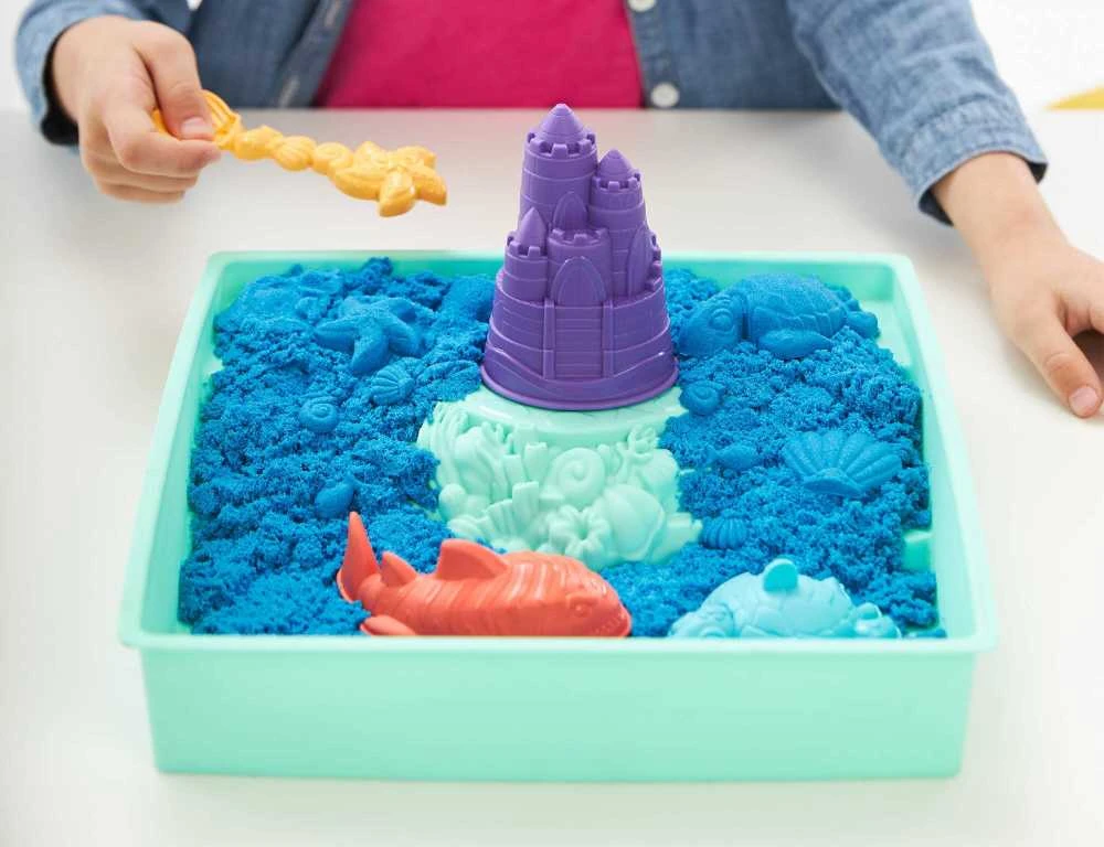 Spin Master Kinetic Sand - Rinkinys Piaskownica mėlyna