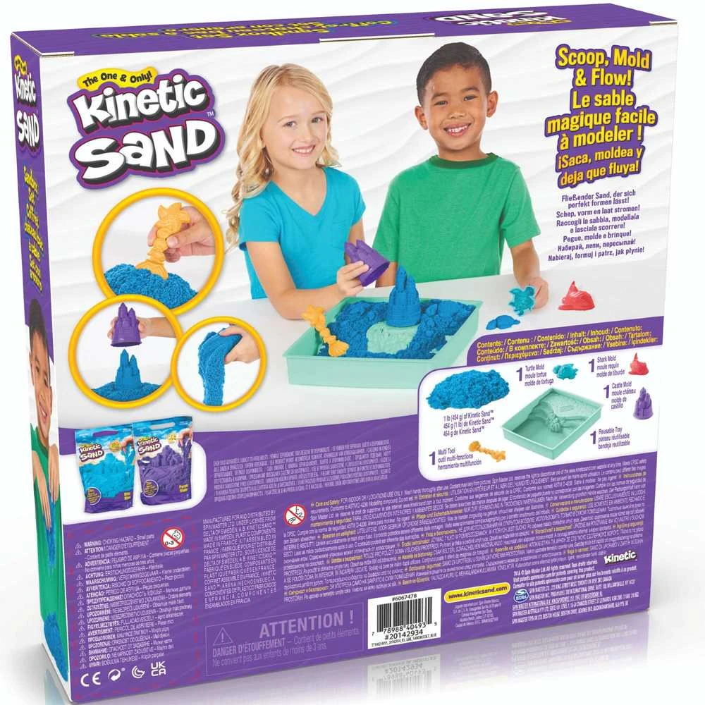 Spin Master Kinetic Sand - Rinkinys Piaskownica mėlyna