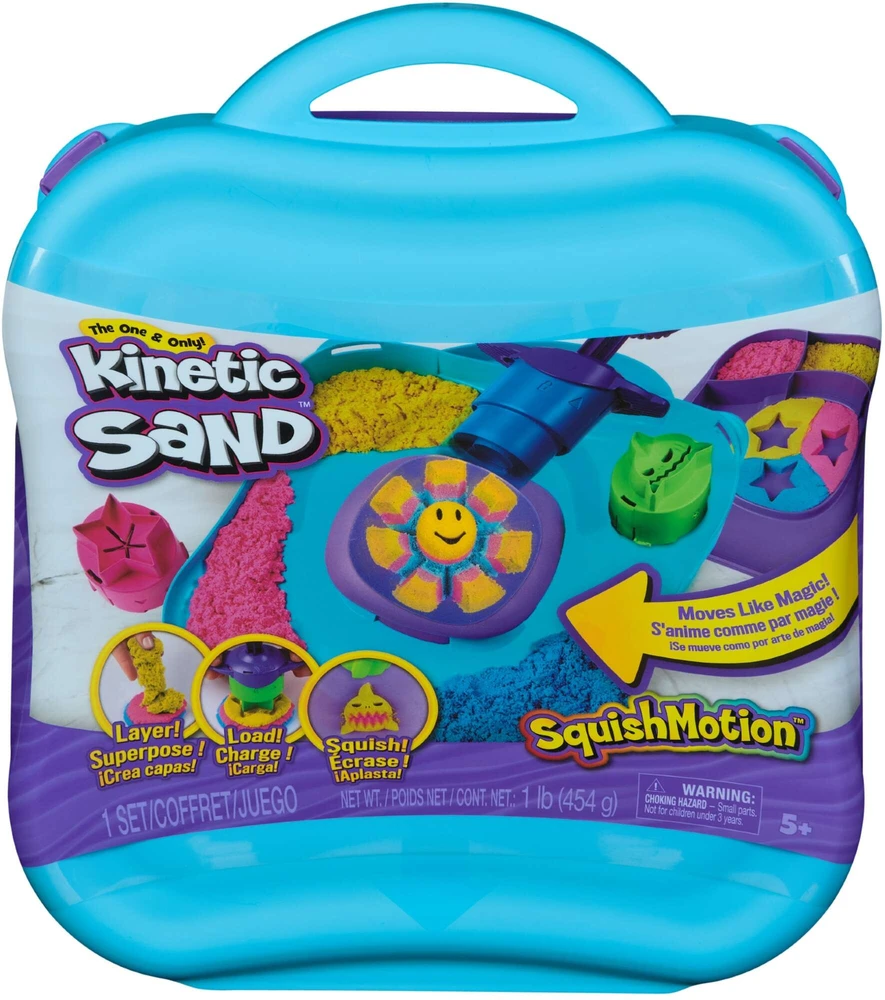 Kinetic Sand KINETINIS SMĖLIS Rinkinys „SquishMotion“