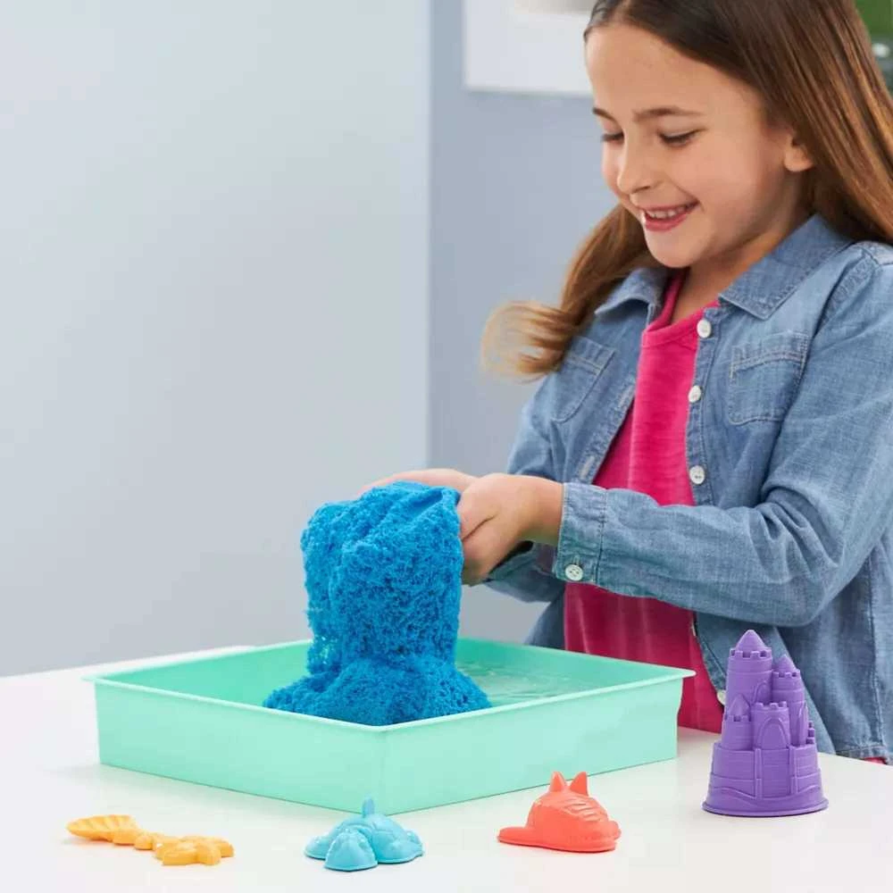 Spin Master Kinetic Sand - Rinkinys Piaskownica mėlyna
