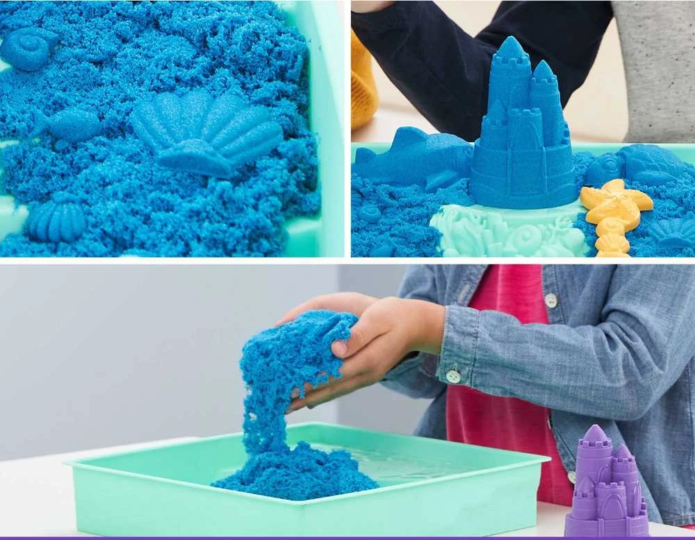 Spin Master Kinetic Sand - Rinkinys Piaskownica mėlyna
