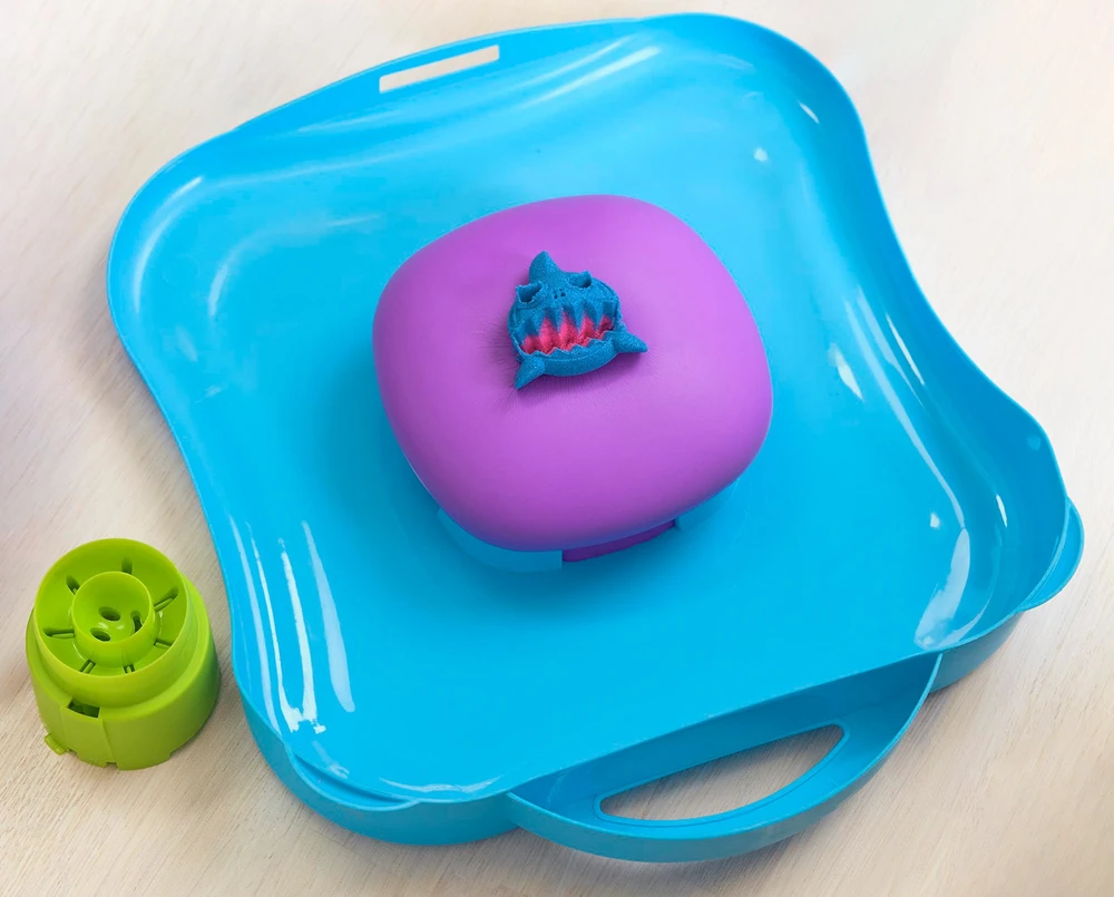 Kinetic Sand KINETINIS SMĖLIS Rinkinys „SquishMotion“