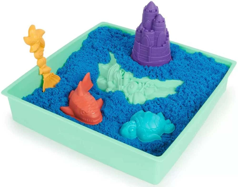 Spin Master Kinetic Sand - Rinkinys Piaskownica mėlyna
