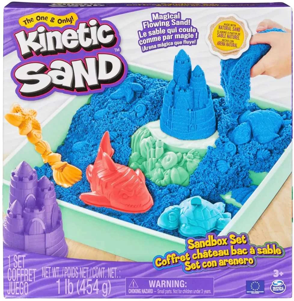 Spin Master Kinetic Sand - Rinkinys Piaskownica mėlyna