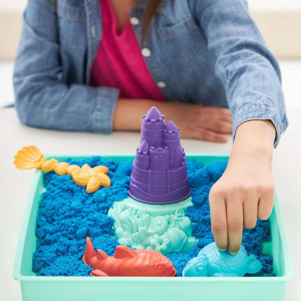 Spin Master Kinetic Sand - Rinkinys Piaskownica mėlyna