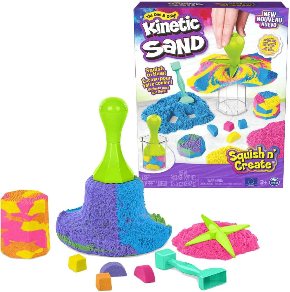 Spin Master KINETIC SAND Kinetinio smėlio rinkinys „Formuok ir kurk“