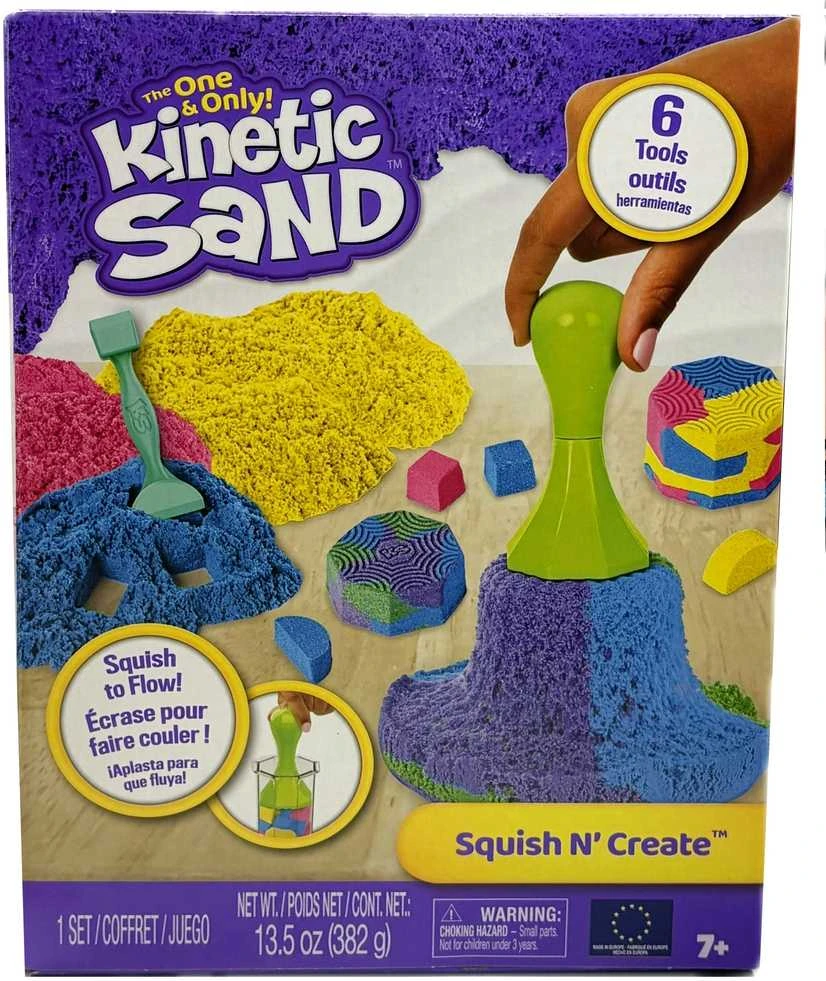 Spin Master KINETIC SAND Kinetinio smėlio rinkinys „Formuok ir kurk“