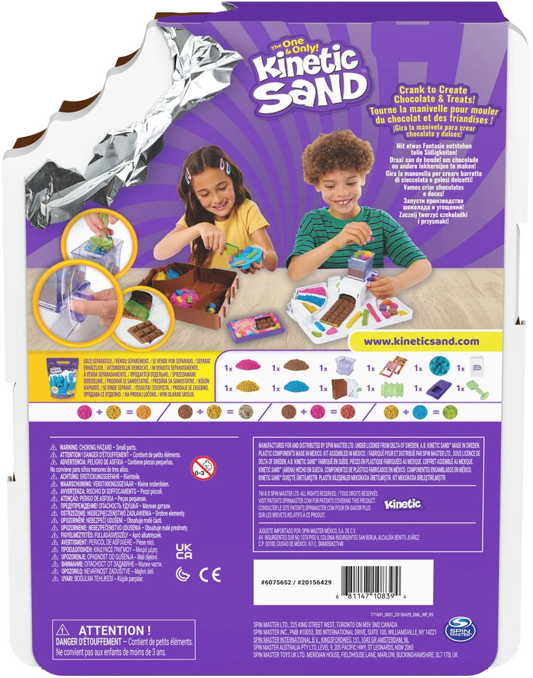 Kinetic Sand Spin Master SPIN kinetinis smėlis skanėstai 6075652