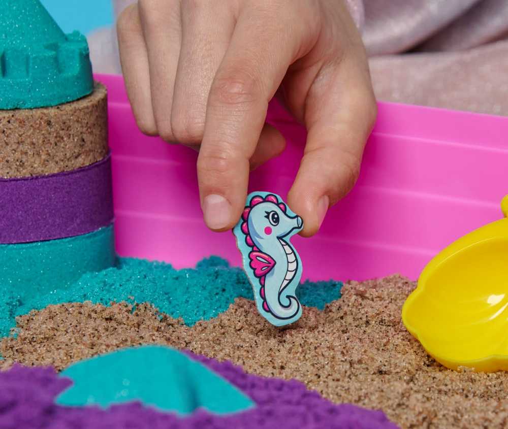 Spin Master Spin Master Kinetinis smėlis - undinėlės formos lagaminas, žaidimų smėlis