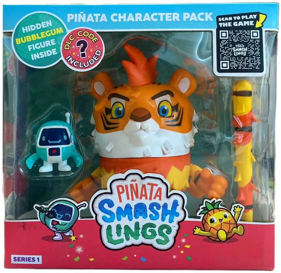 Pinata rinkinys SmashLings Pinata Tiger Mo + 2 figūrėlės