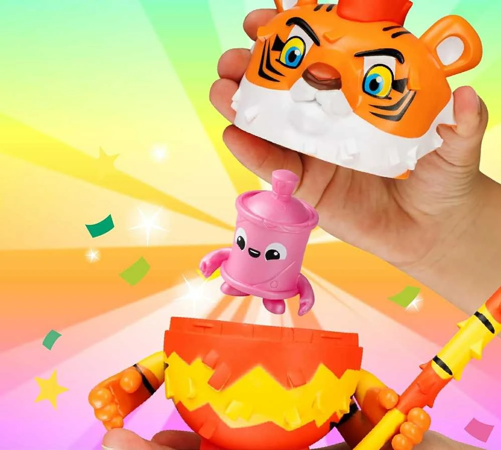 Pinata rinkinys SmashLings Pinata Tiger Mo + 2 figūrėlės