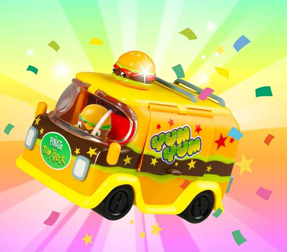 Almarina Pinata SmashLings Pinata Yum Truck maisto vagonėlio rinkinys + 4 figūrėlės
