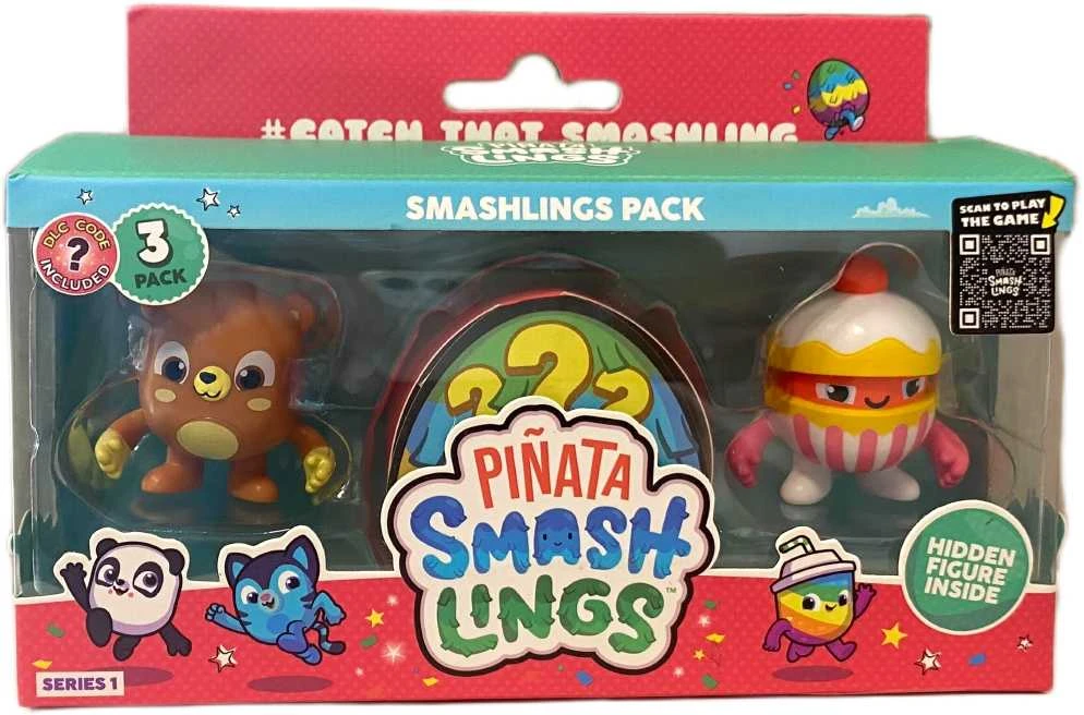 Almarina Pinata SmashLings rinkinys, 3 atsitiktiniai Smashlings rinkiniai