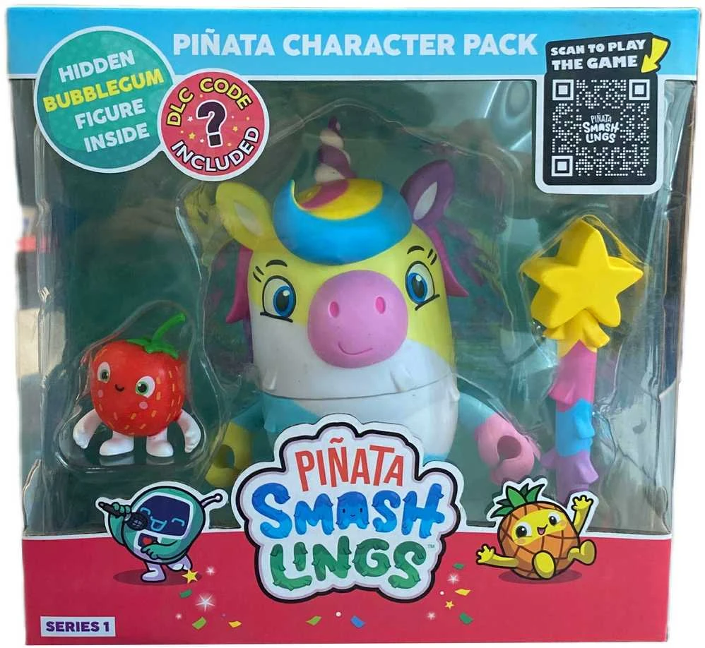 Pinjatos rinkinys „SmashLings Pinata Unicorn Luna“ + 2 figūrėlės