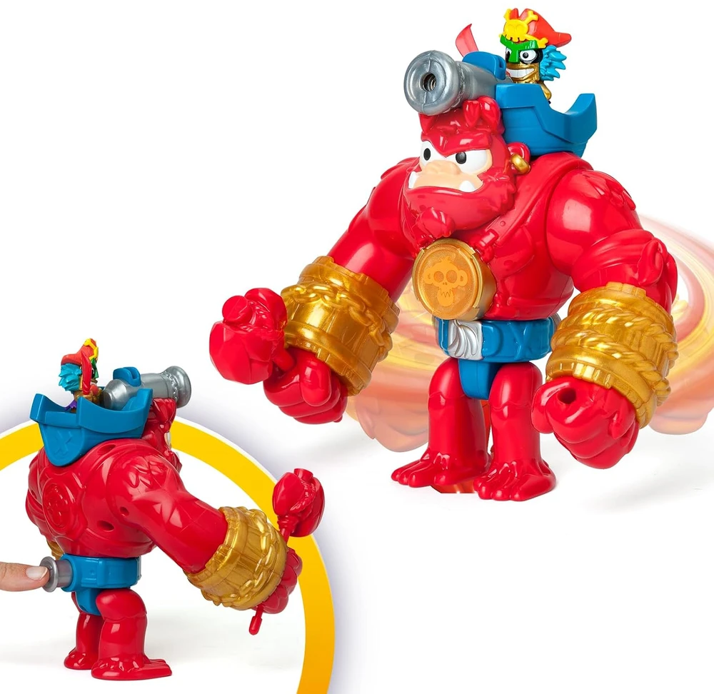 ORBICO Piratix Adventure World Rinkinys su figurką i akcesoriami Crazy Jungle Gorilla Bros Boom Ben