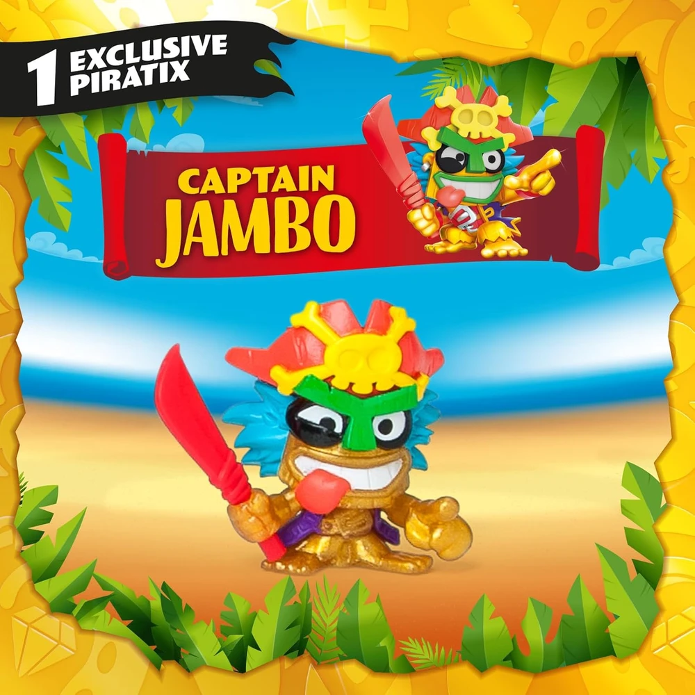 ORBICO Piratix Adventure World Rinkinys su figurką i akcesoriami Crazy Jungle Gorilla Bros Boom Ben
