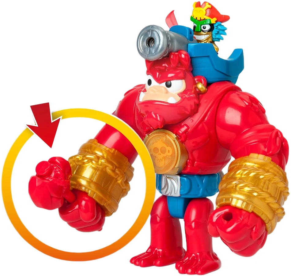 ORBICO Piratix Adventure World Rinkinys su figurką i akcesoriami Crazy Jungle Gorilla Bros Boom Ben