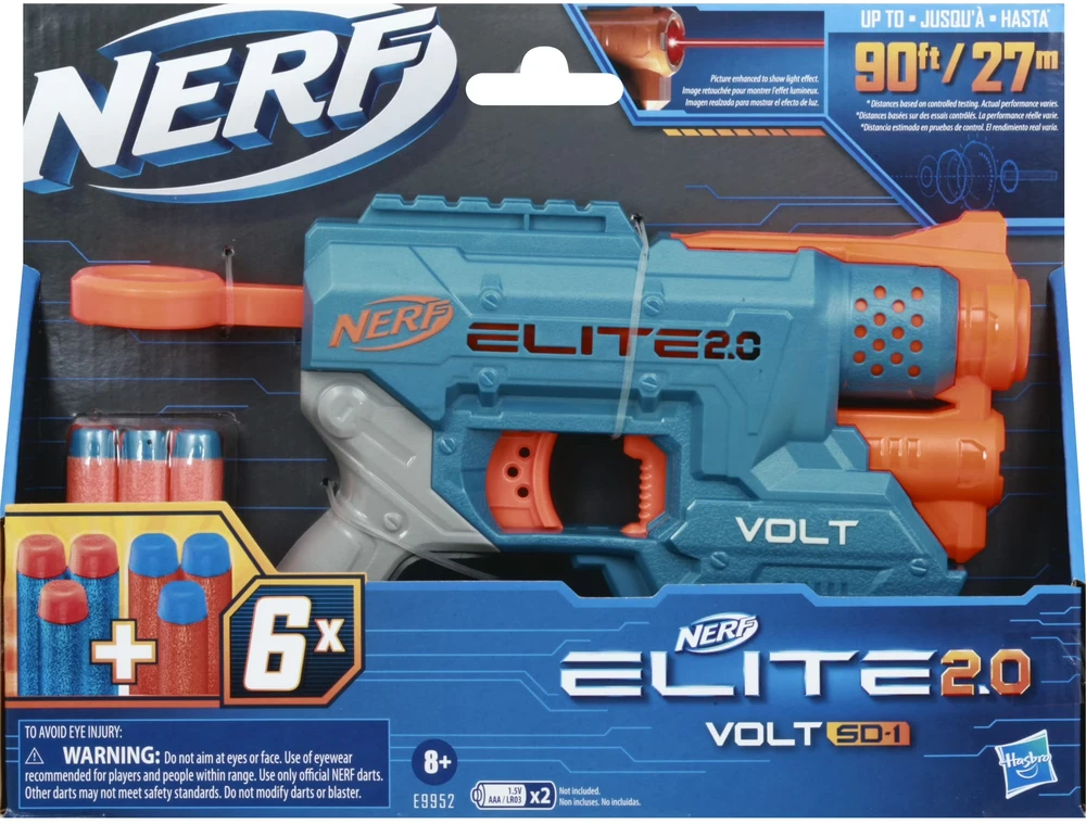 Hasbro NERF GUN ARROW LAUNCHER ELITE 2.0 VOLT SD-1 + 6 KASETĖS
