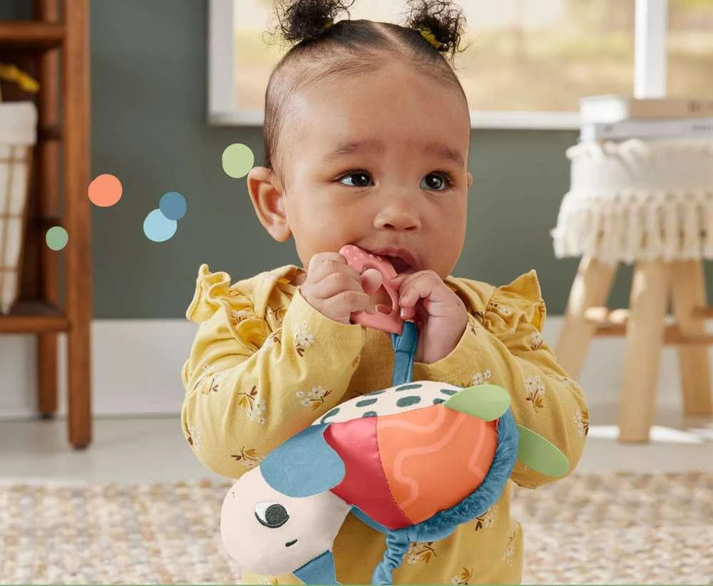 Mattel Planet Friends Sea Me Bounce vėžlys vežimėlio kabykla