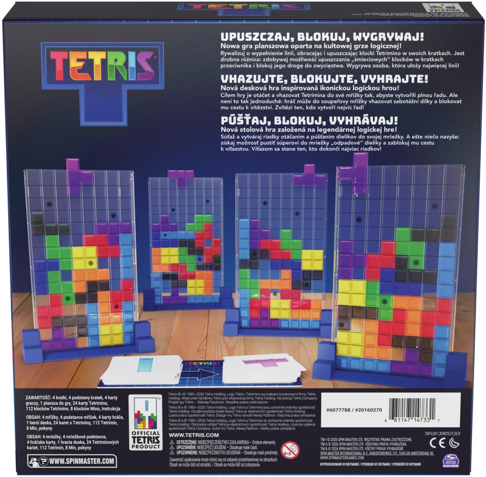 Spin Master Stalo loginis žaidimas Tetris 8+