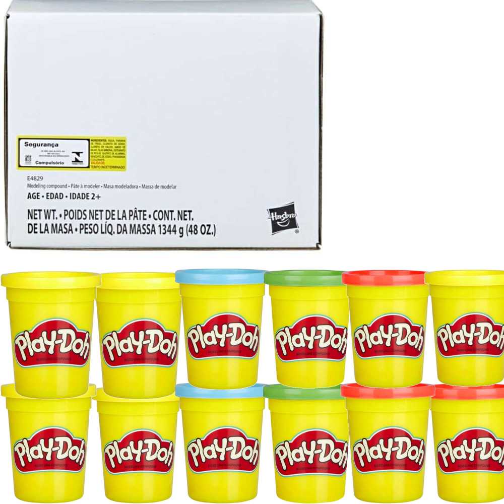 PLAY DOH PLAYDOH konditerijos molio PLASTICINO PAPILDOMAS RINKINYS 12 VAMZTELIŲ 1,36 kg