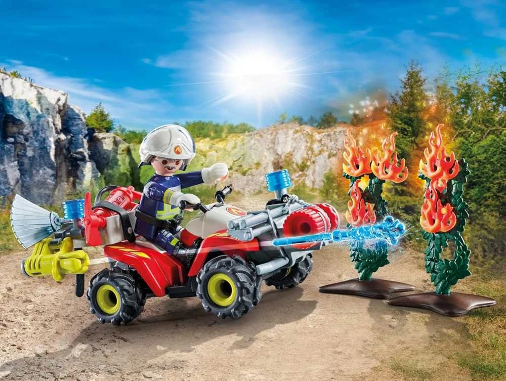„Playmobil Action Heroes“ 71825 Ugniagesių keturratis veiksme