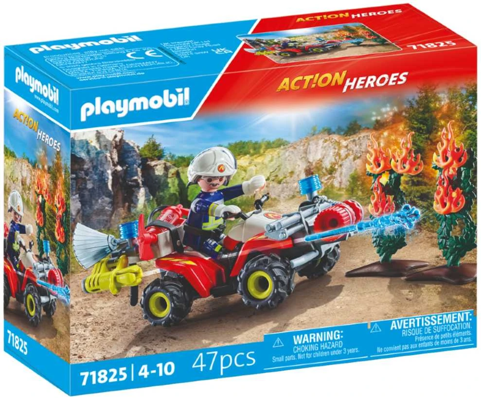 „Playmobil Action Heroes“ 71825 Ugniagesių keturratis veiksme