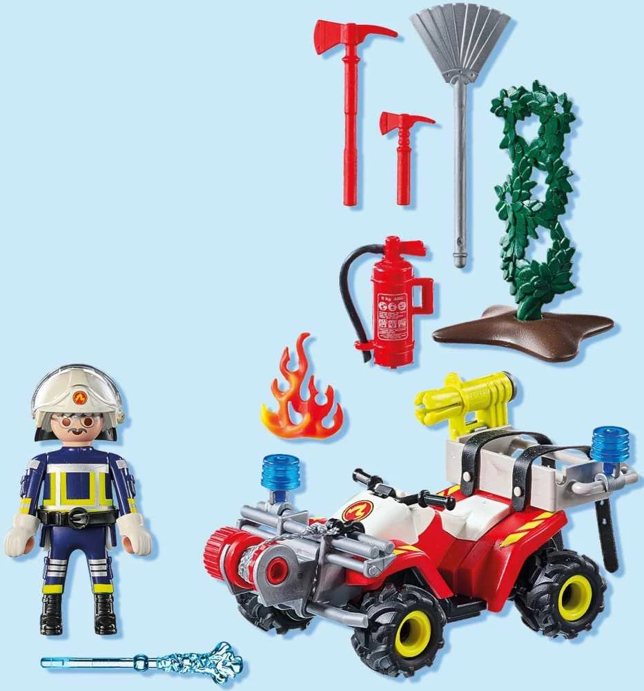„Playmobil Action Heroes“ 71825 Ugniagesių keturratis veiksme