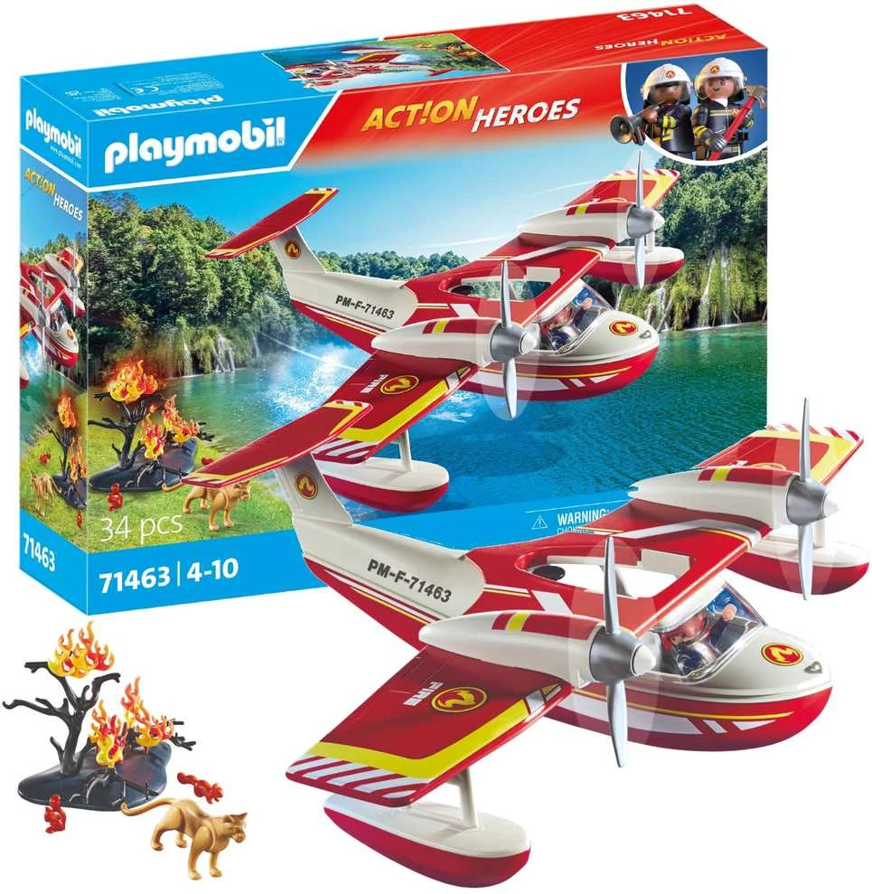 PLAYMOBIL ACTION HEROES Ugniagesių lėktuvas 71463