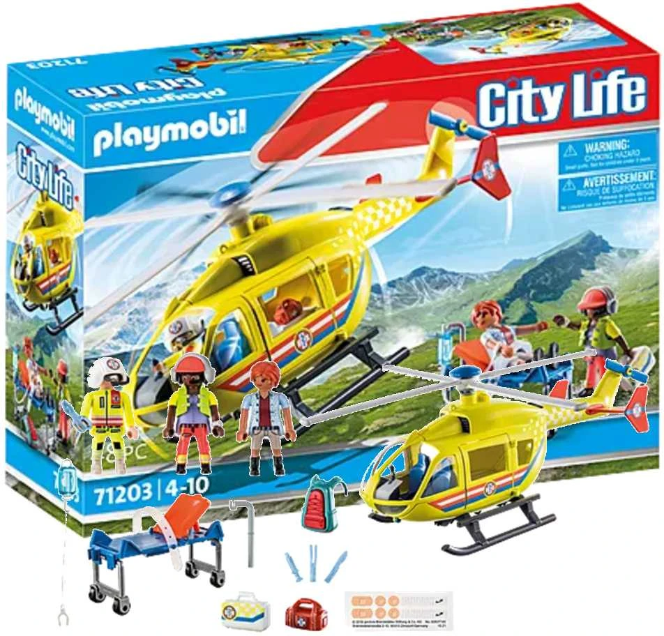 Playmobil City Life 71203 Gelbėjimo sraigtasparnis
