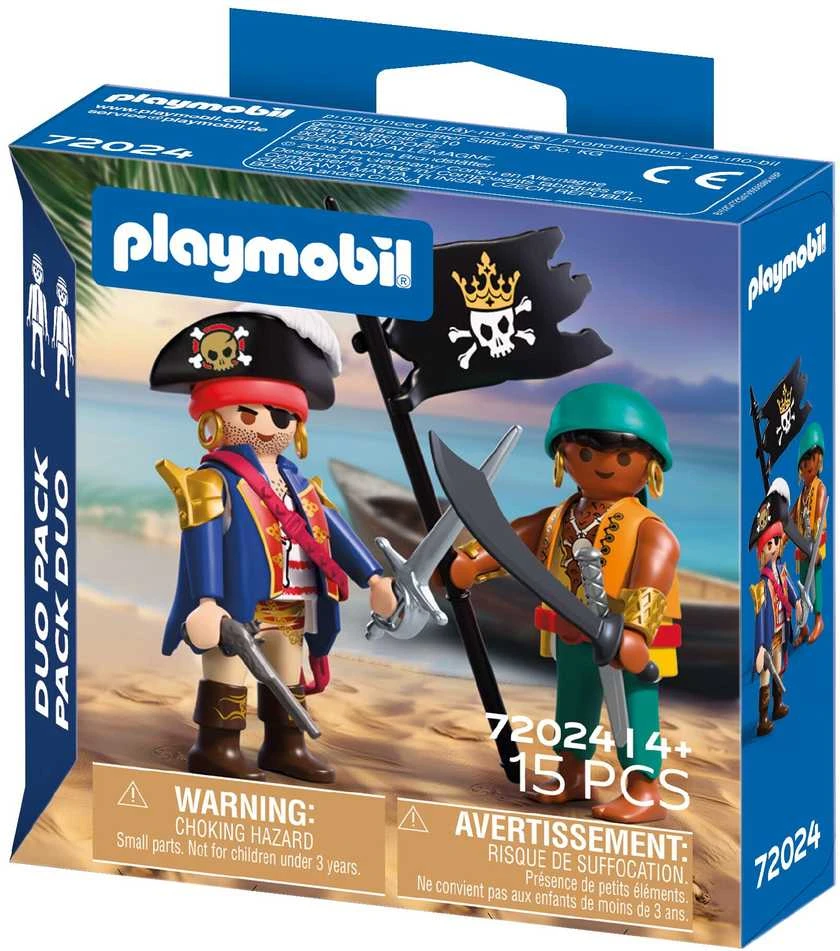 PLAYMOBIL Dvigubos pakuotės piratai 72024