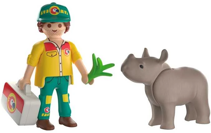 Konstruktorius Playmobil Ranger with Rhino 72025