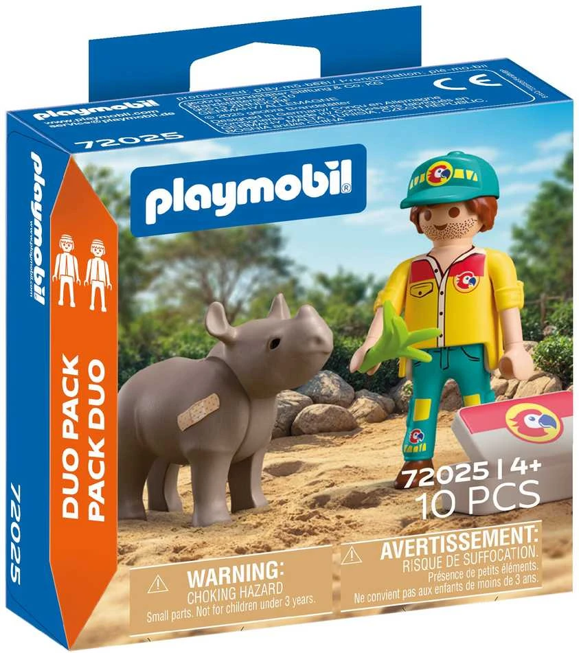 Konstruktorius Playmobil Ranger with Rhino 72025
