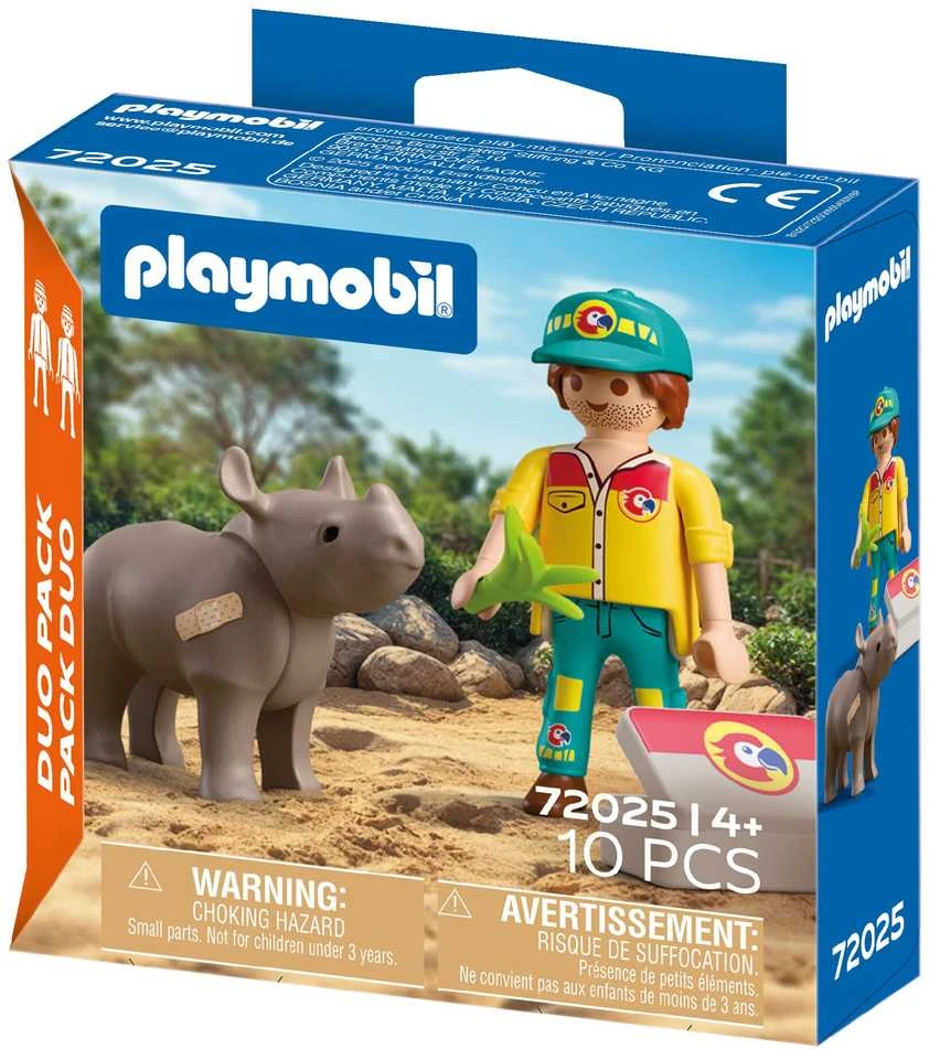 Konstruktorius Playmobil Ranger with Rhino 72025