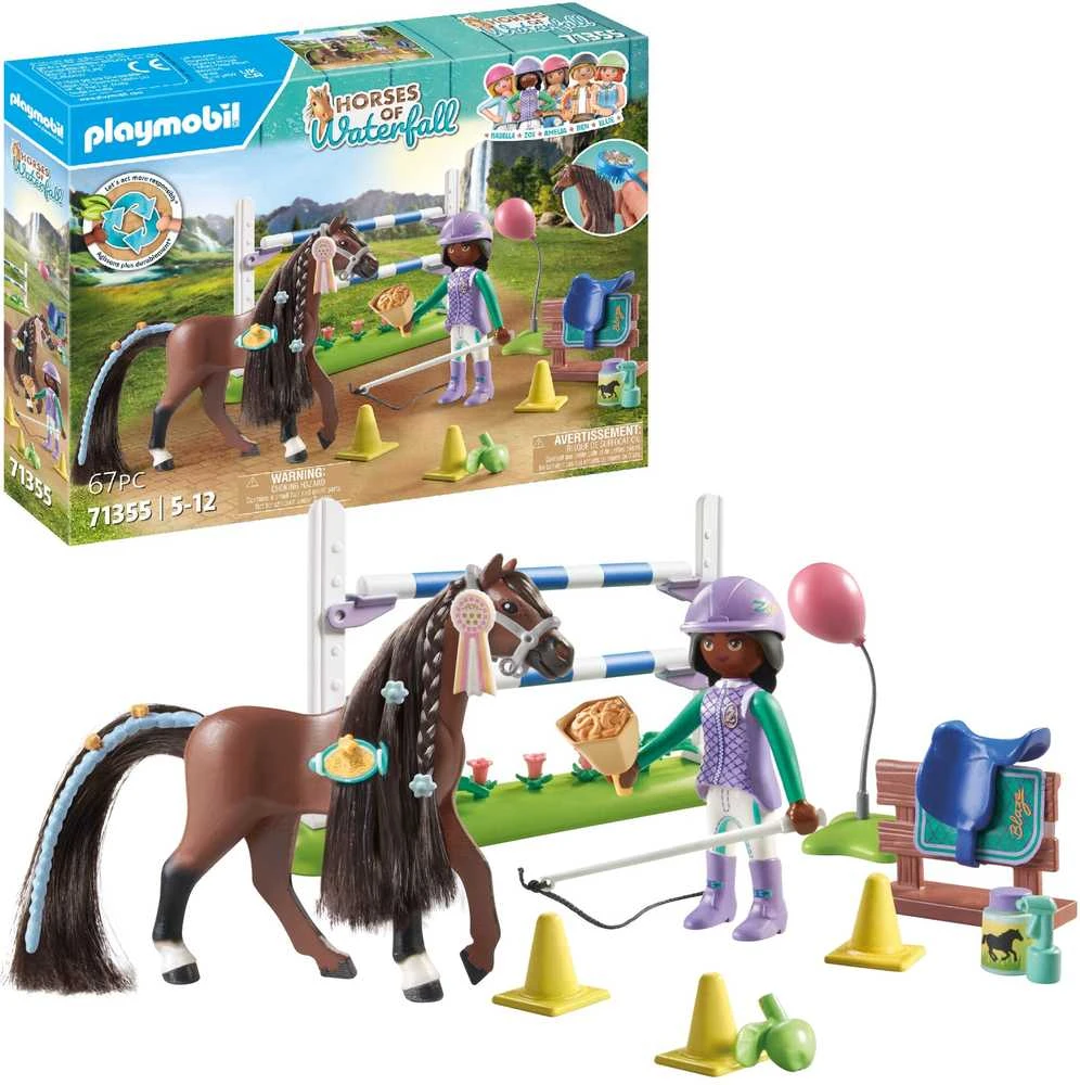 PLAYMOBIL WORLD OF HORSES Konkūro arena su Zoe ir Blaze 71355