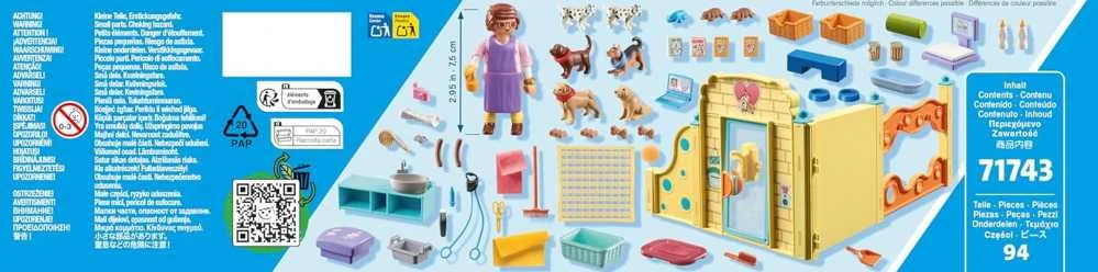 Playmobil My Life 71743 šuniukų namai