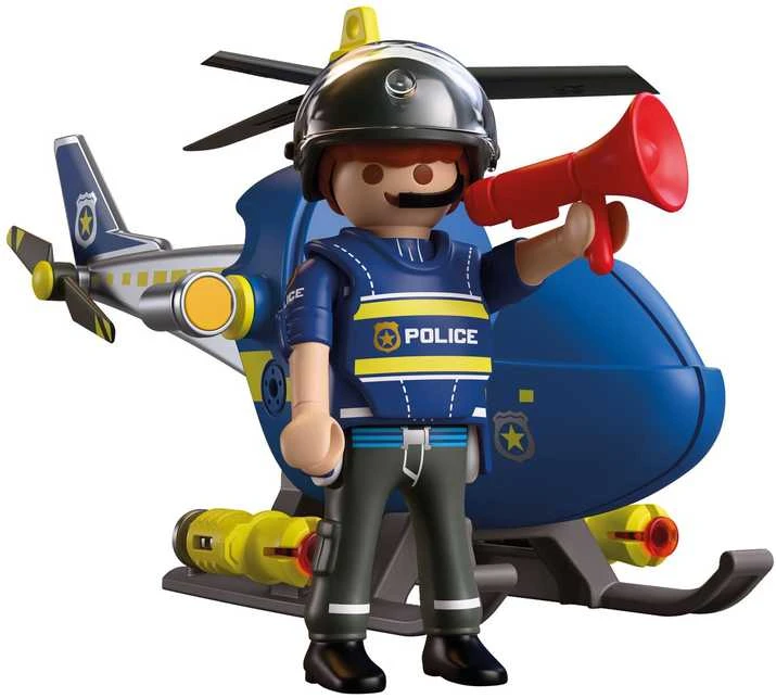 Konstruktorius Playmobil Police Helicopter (72080)