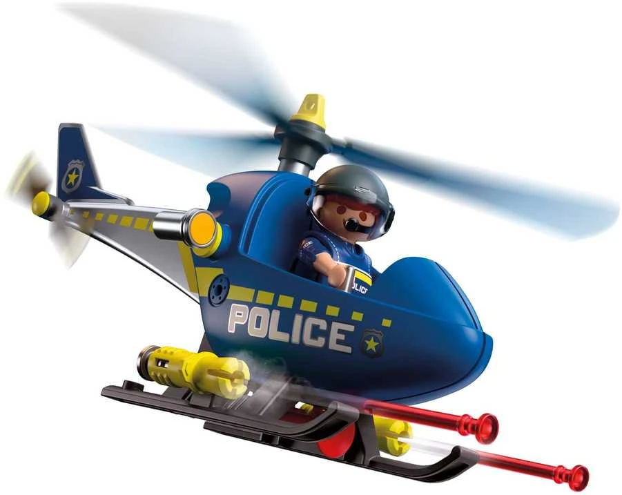 Konstruktorius Playmobil Police Helicopter (72080)