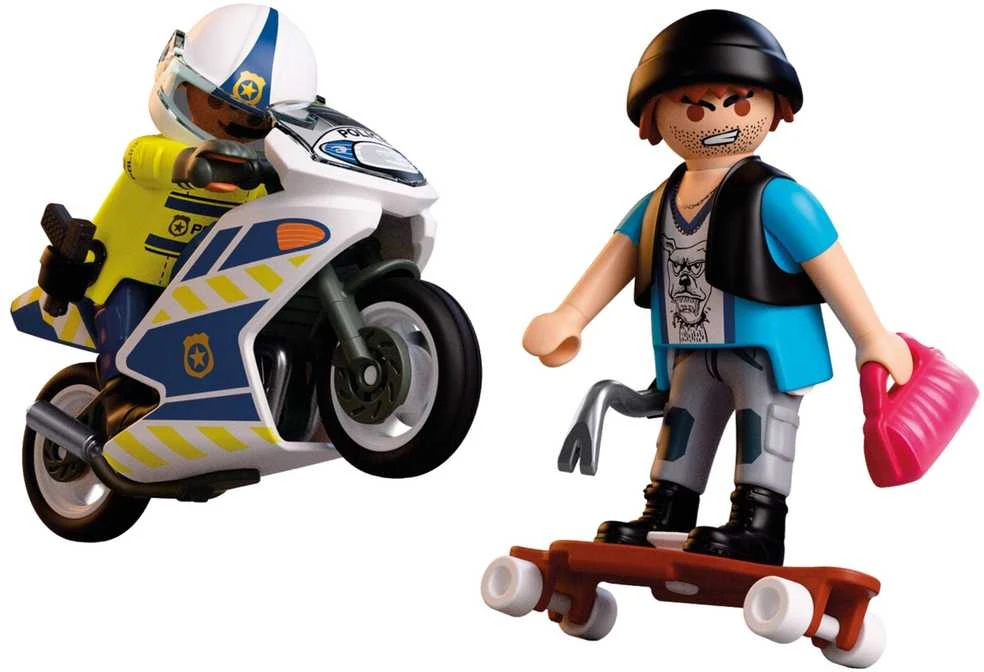 Konstruktorius Playmobil Motorcycle Chase (72079)
