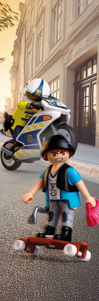 Konstruktorius Playmobil Motorcycle Chase (72079)
