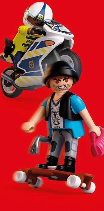 Konstruktorius Playmobil Motorcycle Chase (72079)