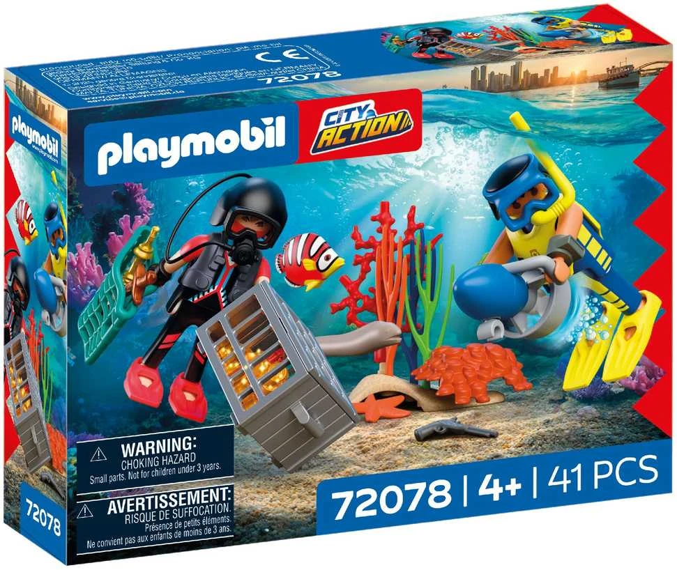Konstruktorius Playmobil Policijos naras su lobiu (72078)