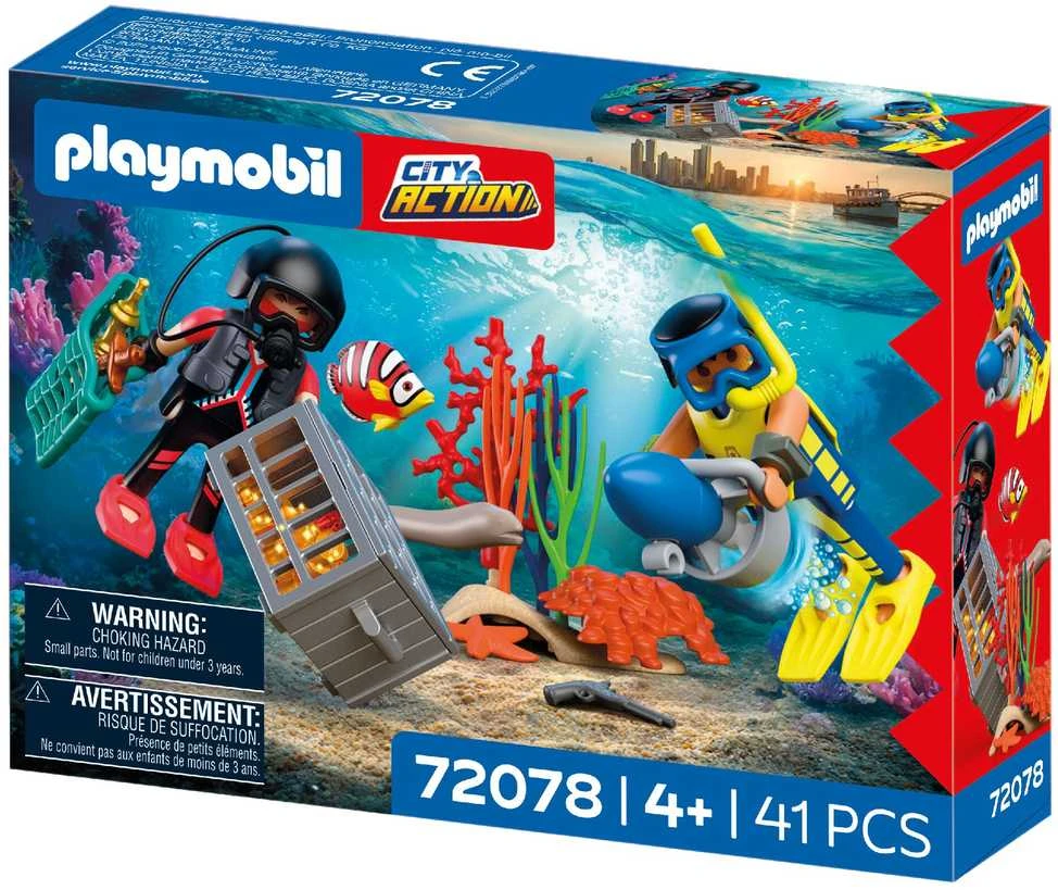 Konstruktorius Playmobil Policijos naras su lobiu (72078)