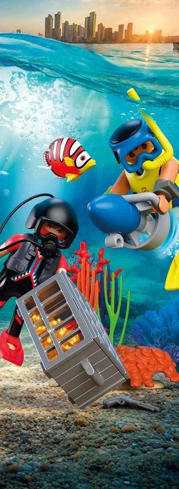 Konstruktorius Playmobil Policijos naras su lobiu (72078)