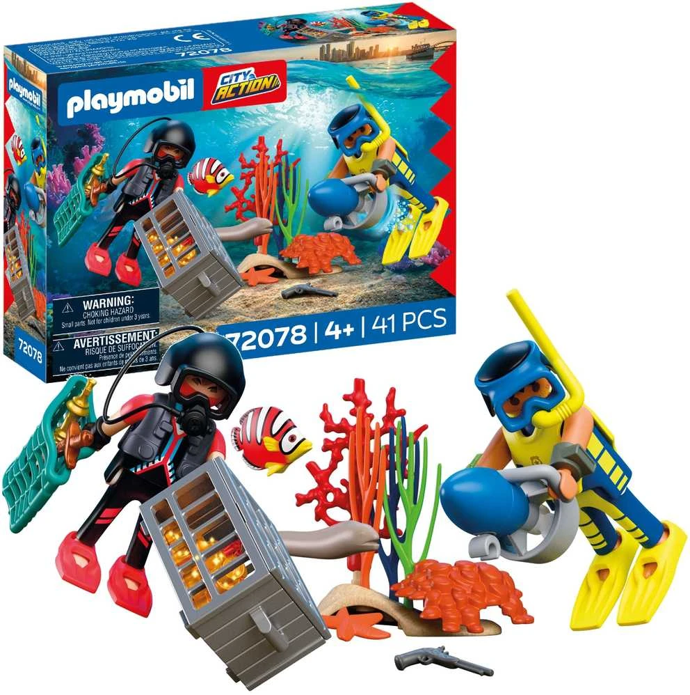 Konstruktorius Playmobil Policijos naras su lobiu (72078)